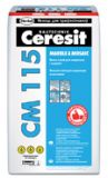 Белый плиточный клей Ceresit CM 115